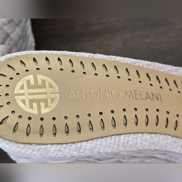 Antonio Melani Braided Raffia Wedge Sandal Women's Size 6.5M - Picture 5 of 11